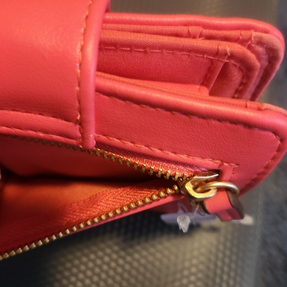 Super Soft Large Magenta Pleather Wallet- NWT - Picture 2 of 5